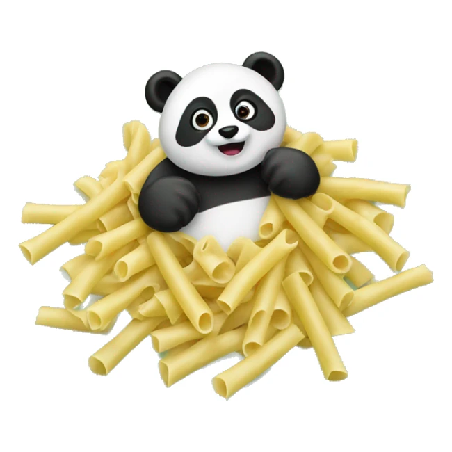 panda pasta rappi sticker