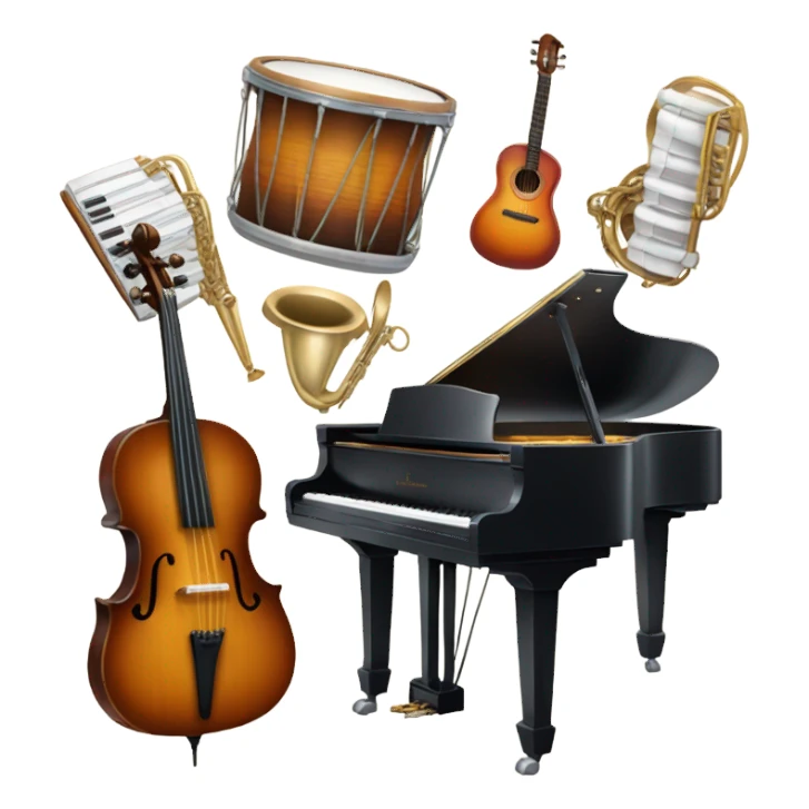 music instruments sticker