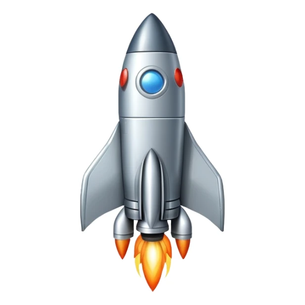 rocket ship sticker