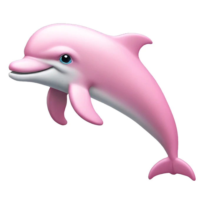 Pastel-pink-colors-dolphin sticker
