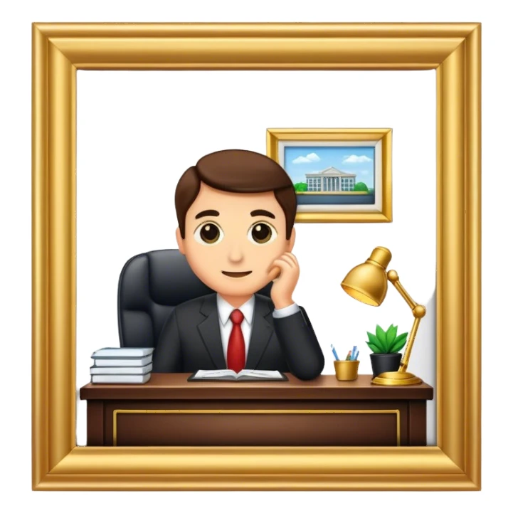 A rich office sticker