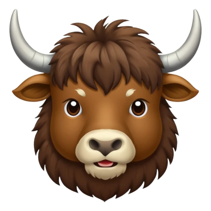 A shaven yak sticker
