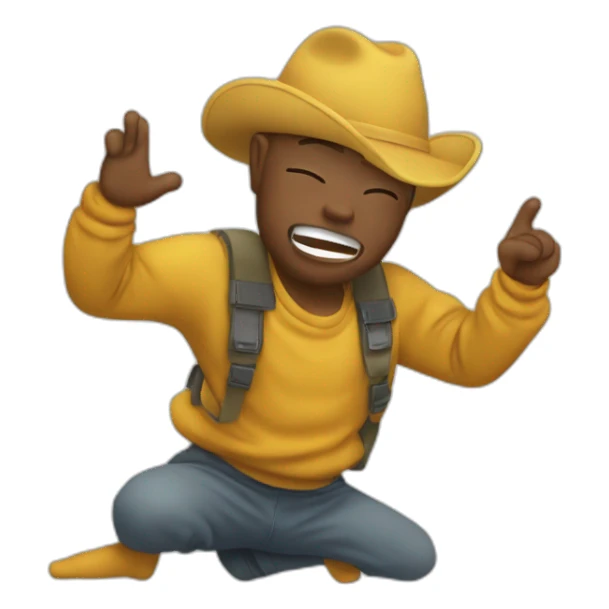 Quelqu'un qui dab sticker