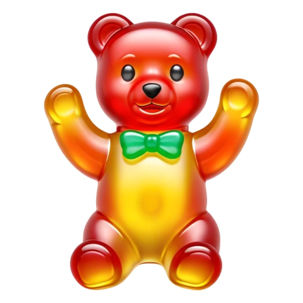 Haribo gummy bear candy sticker