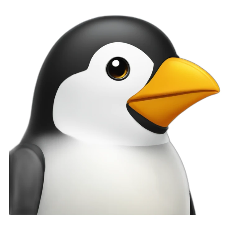 Pingouin avec bouclier sticker