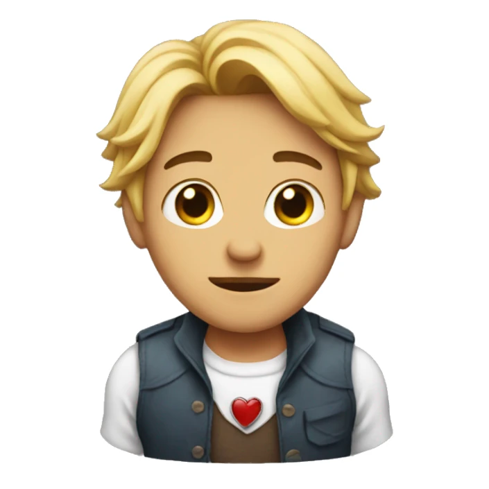 Stolen heart sticker