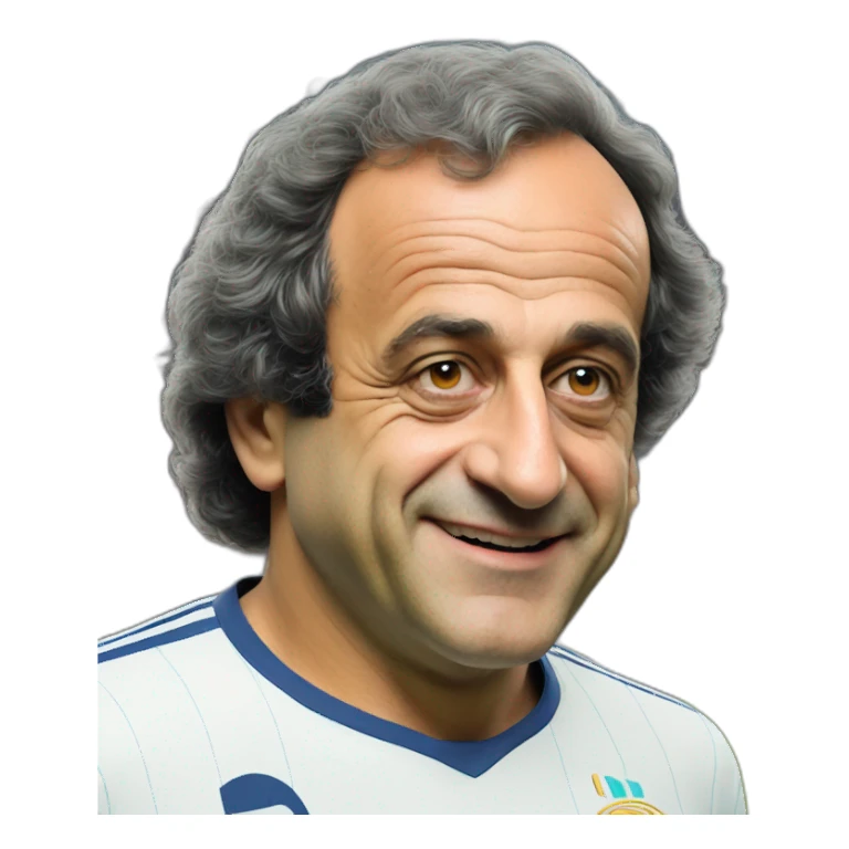 michel platini sticker