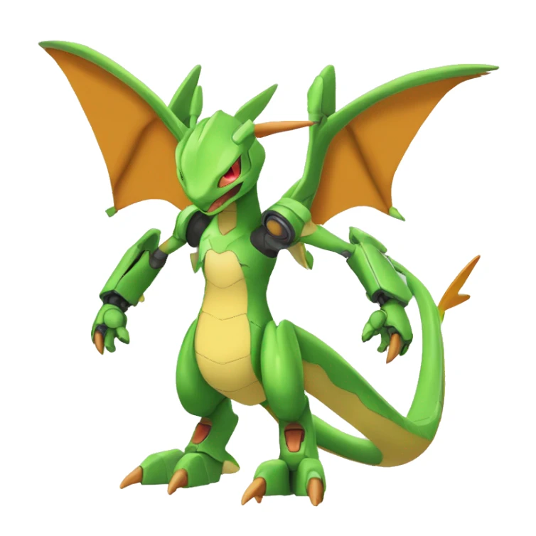 Mechanical Flygon-Charizard-Medabot-Mecha full body sticker