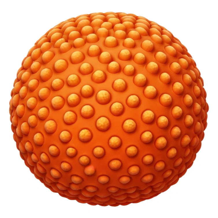 coral sphere. sticker