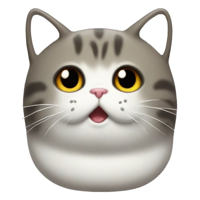 meow blob saying will do sticker