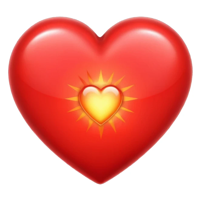 magic heart sticker