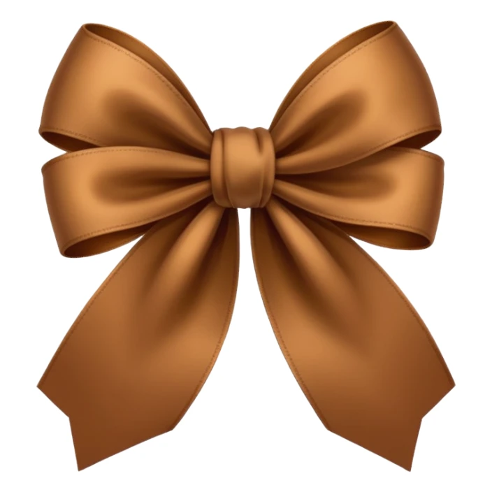 🎀 mude a cor do laço para marrom  sticker