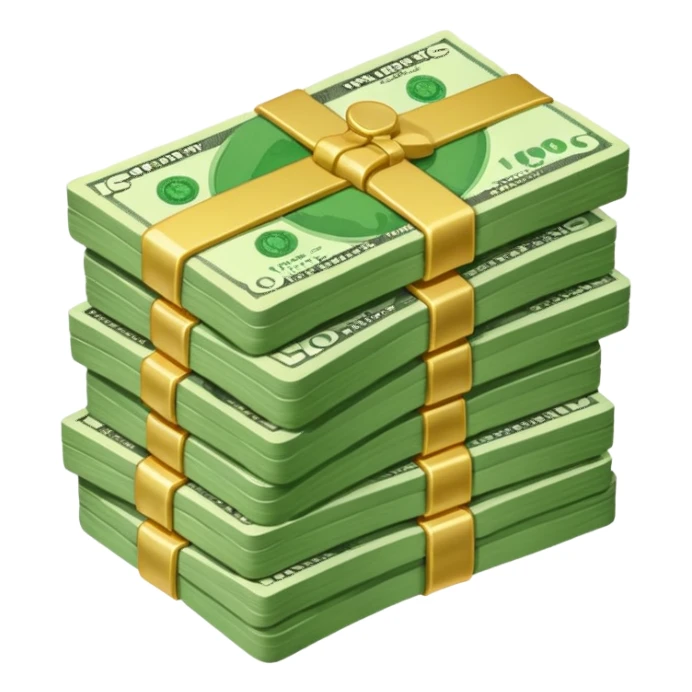 Сделай пачку денег как в GTA San Andreas sticker