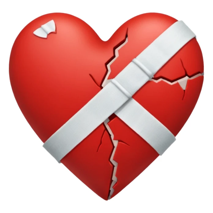 broken ankle heart sticker