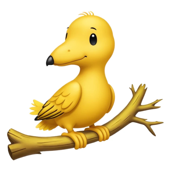 Woodstock from Snoopy sticker