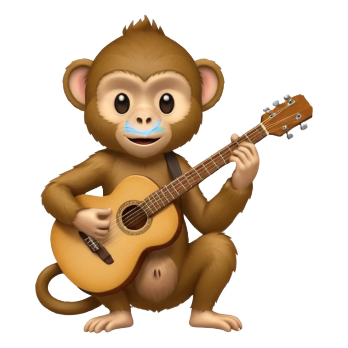 monkey Musician sticker
