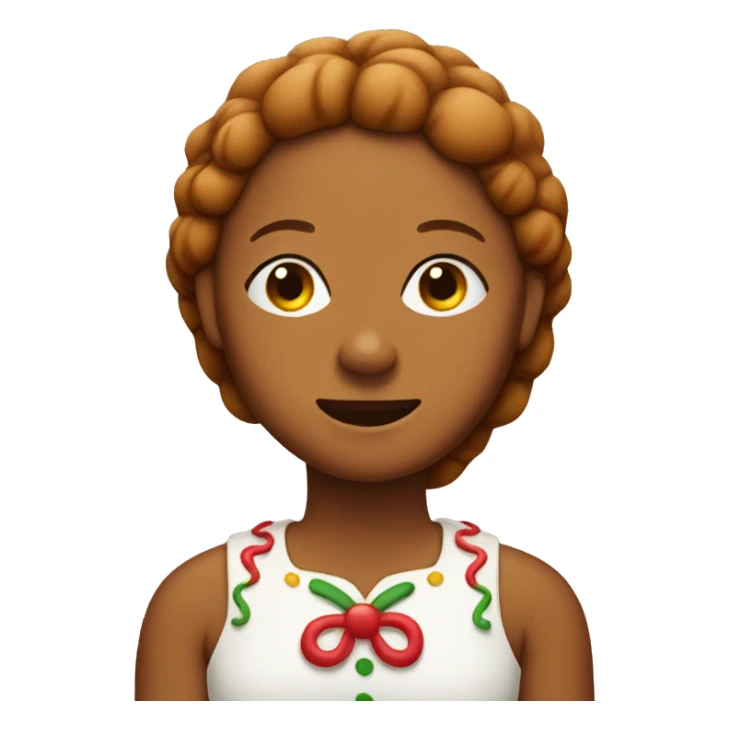 gingerbread woman sticker