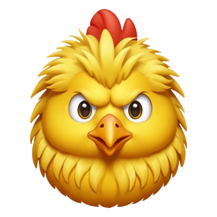 make a emoji of chicken sticker