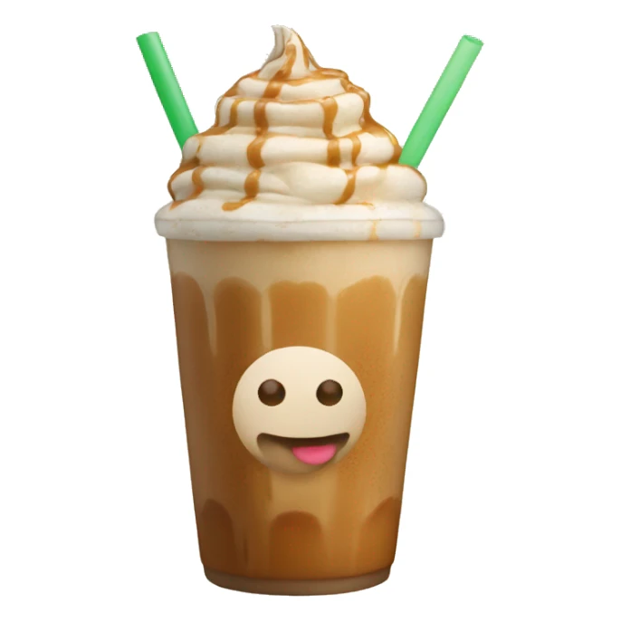 Caramel frappe sticker