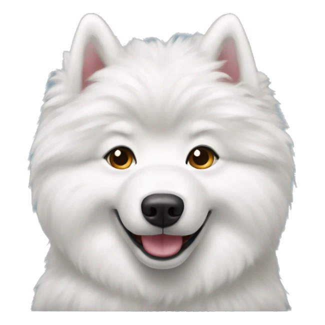 2 samoyed sisters emoji sticker