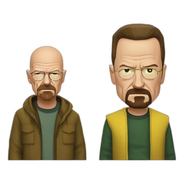 Walter white and jesse pinkman sticker