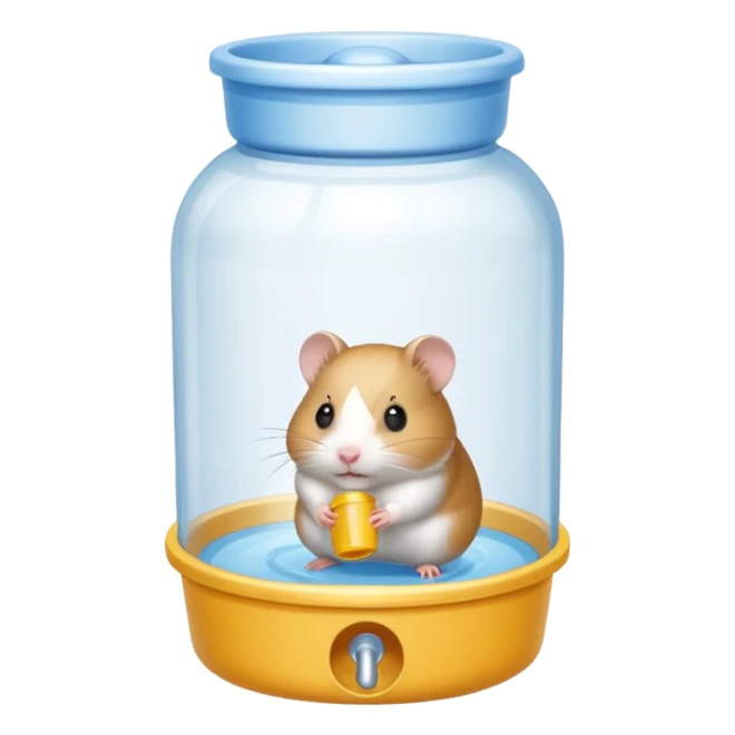 hamster waterer sticker