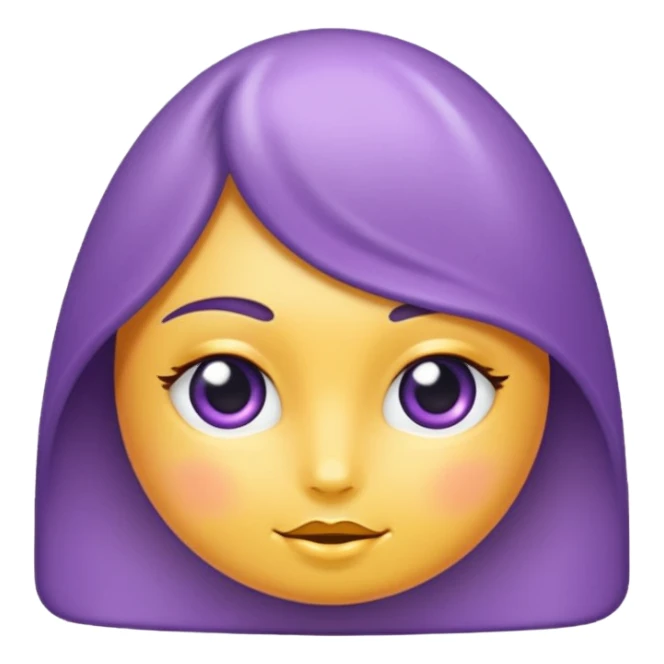 Moño  en color lila sticker