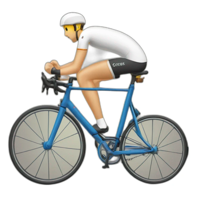 Velo canione de cyclo crosse sticker