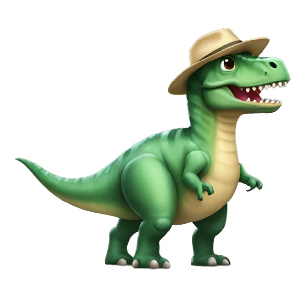 Dino mit Hut  sticker