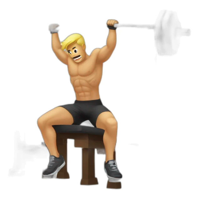 bar for bench press sticker