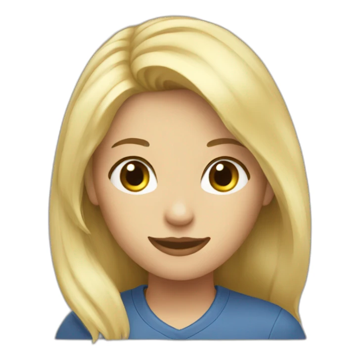 Blonde buy materials for building sticker