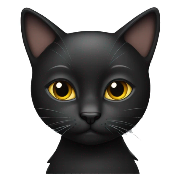 Schwarze Katze mit einem tutü  sticker