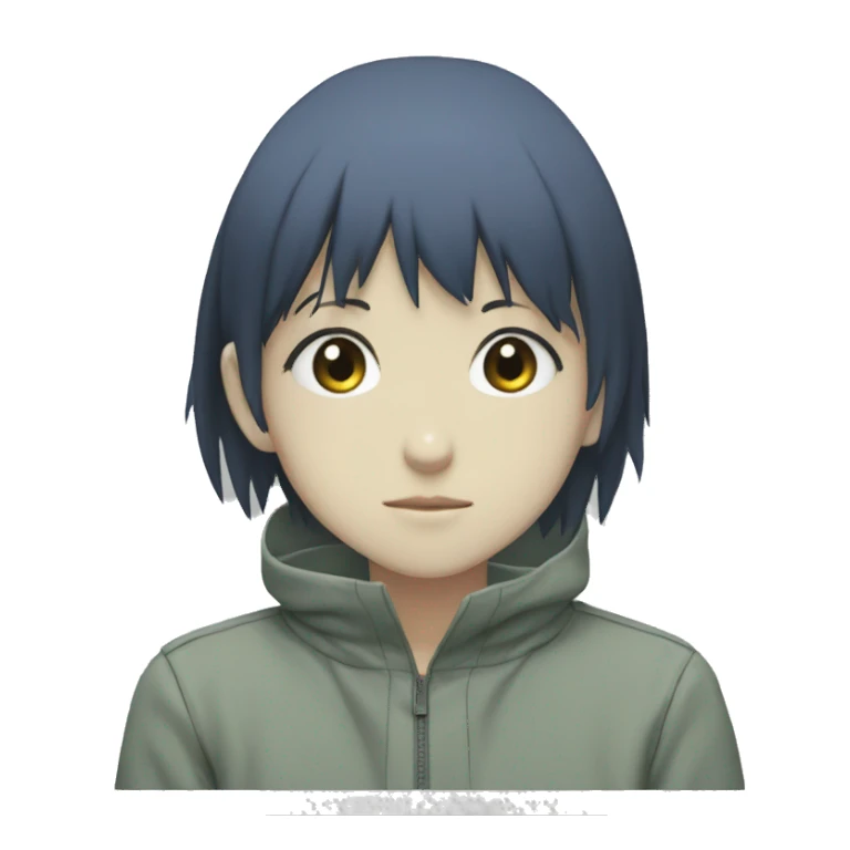 Line Ikora character from anime Serial Experiments Lain sticker