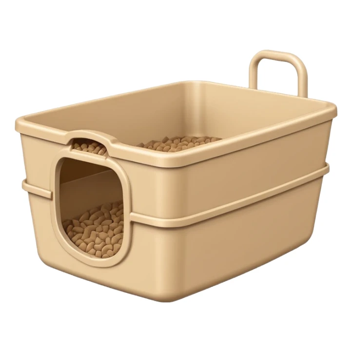 cat litter box sticker