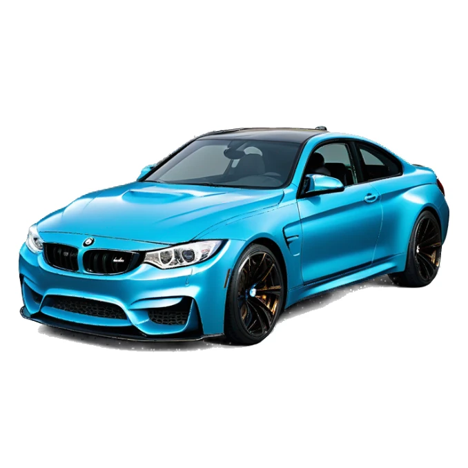 BMW m4 Yas Marina blue Fast sticker