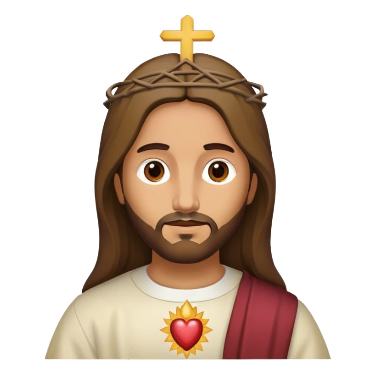 Jesus immaculate heart  sticker