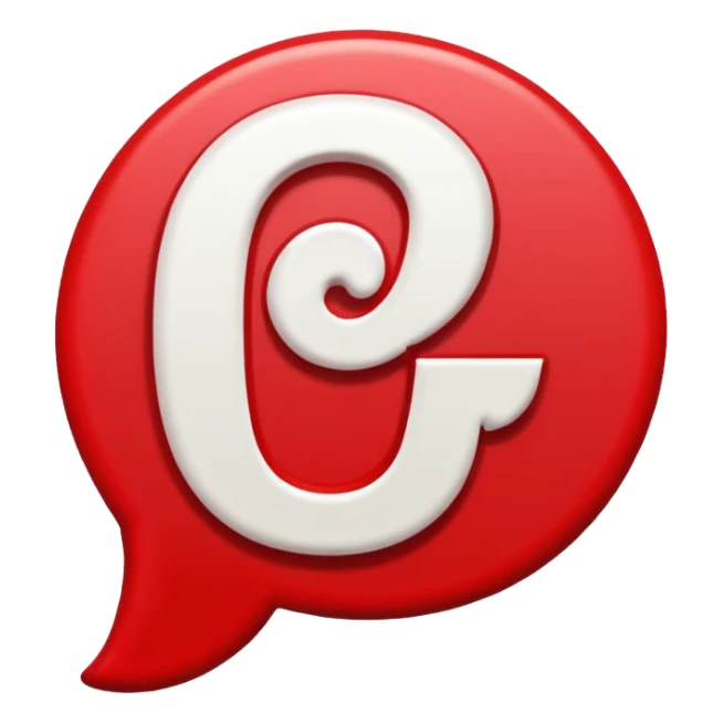 Pinterest logo for discord sticker