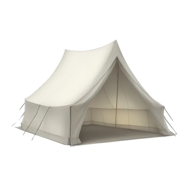 big white tent mysterious inside sticker