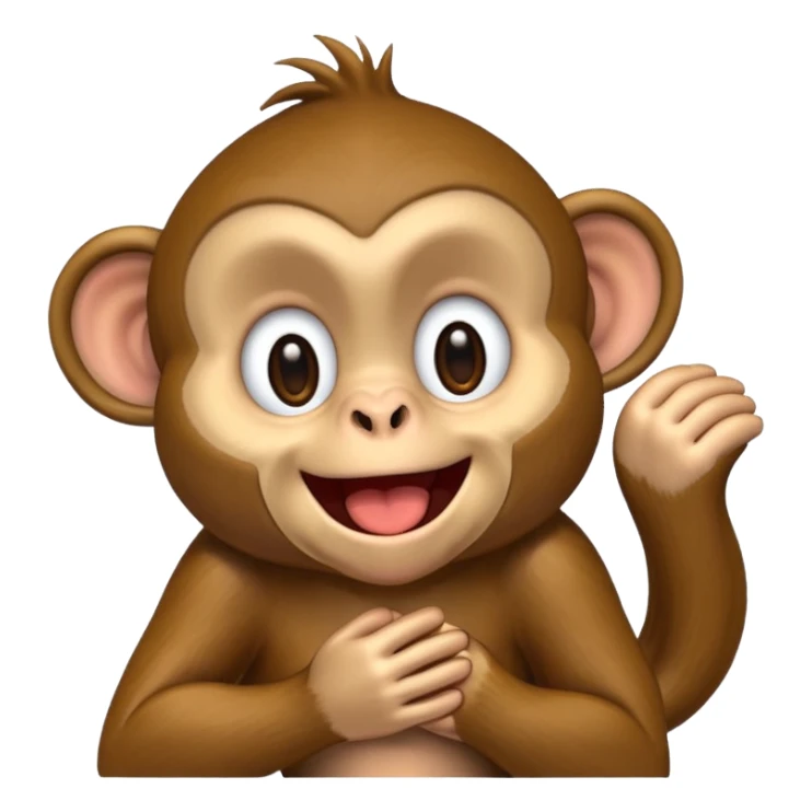 burping monkey sticker