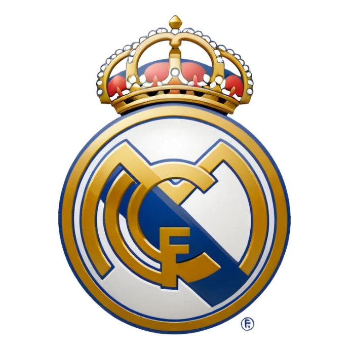 Real Madrid logo drawing  sticker