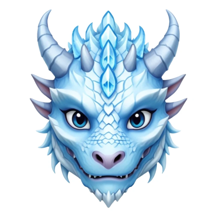 Female ice dragonborn  sticker