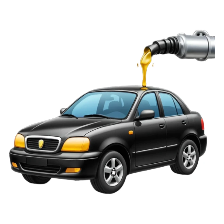 car oil leakage  sticker