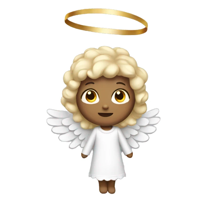 Christmas angel sticker