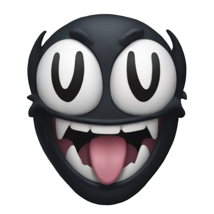 Venom's face sticker