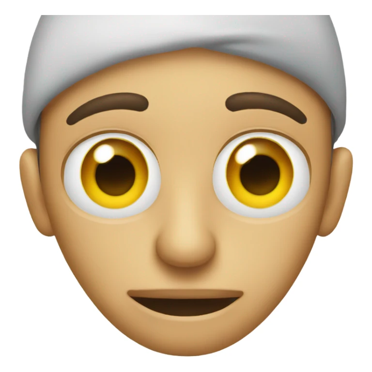 Emoji baggy eyes sticker