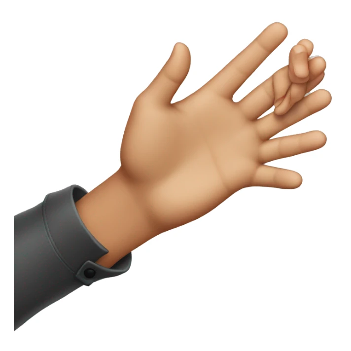 coeur des mains sticker