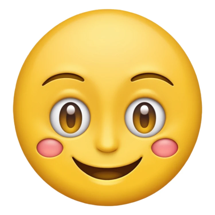 Emoji with one eye up side down sticker