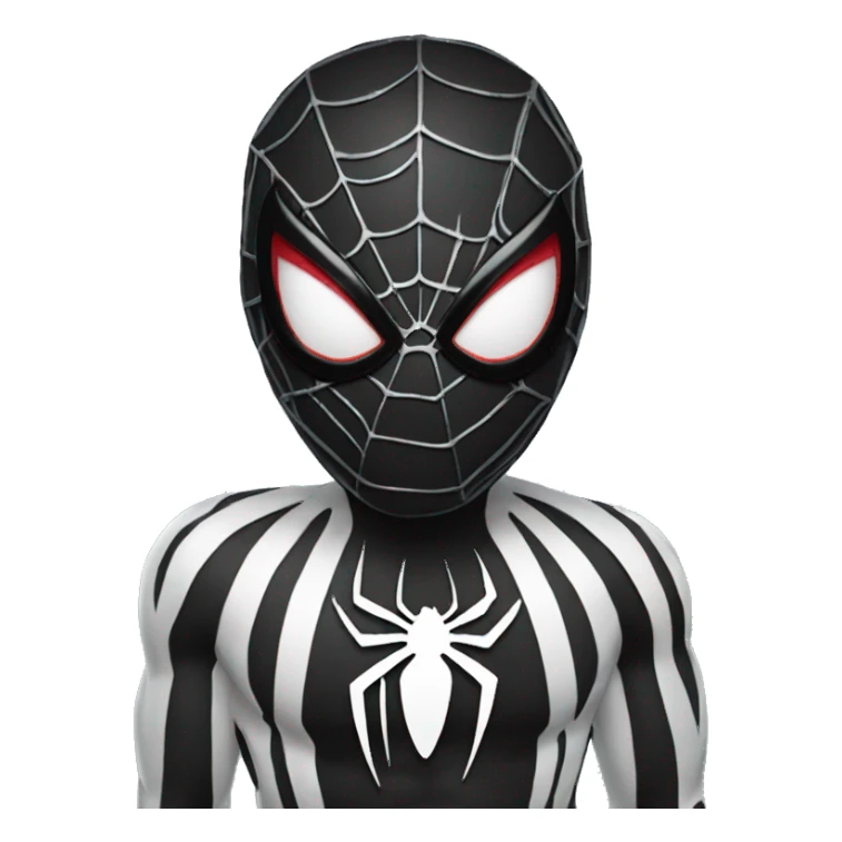 black symbiote spiderman  sticker