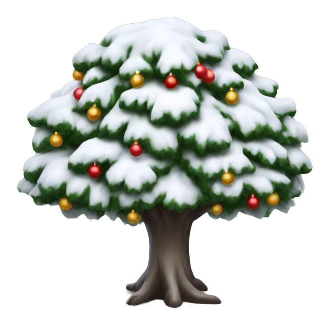 arbol de navidad blanco sticker