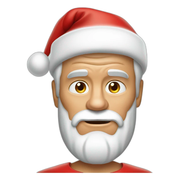 arnold schwarzenegger santa claus sticker